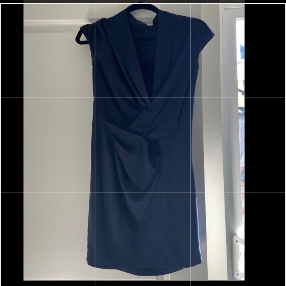 THML navy blue cocktail dress